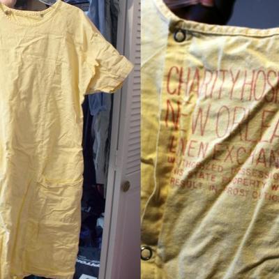 Charity Hospital vintage hospital gown