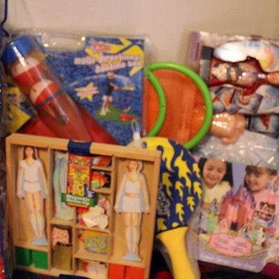 Kids toys, many still on boxes