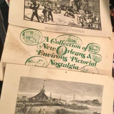 Set of Louisiana prints