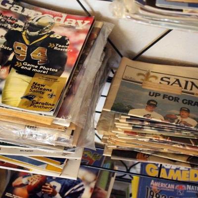 Saints and sports ephemera