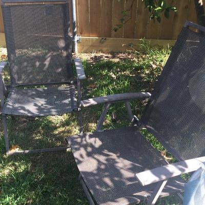 Folding chairs