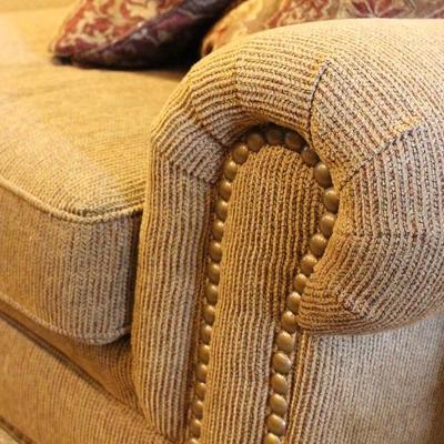 Detail of upholstered sofa