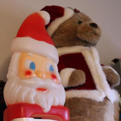 Santa blow mold