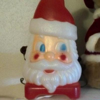 Santa blow mold