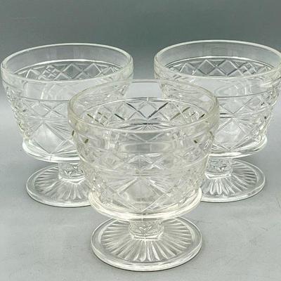 (7) Wexford By ANCHOR HOCKING Glass Goblets
