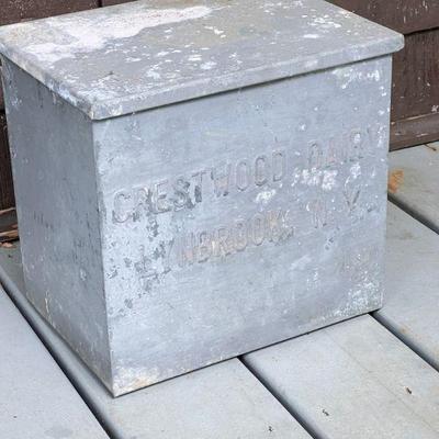 Chestwood Dairy Lynbrook NY Milk Delivery Box
