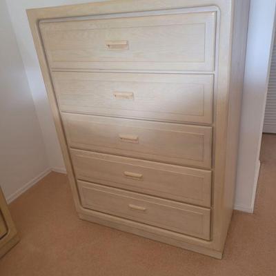 Chest of drawers in one bedroom