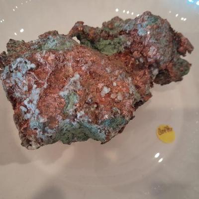 Large copper nugget (silver content?)