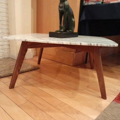 MCM marble top coffee table