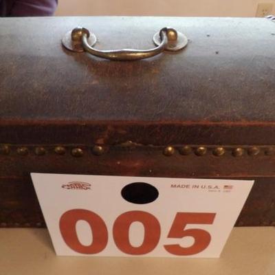1840's Leather Document Box
