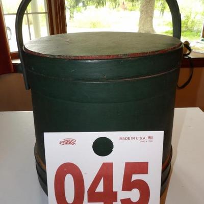 Old Maine sugar firkin