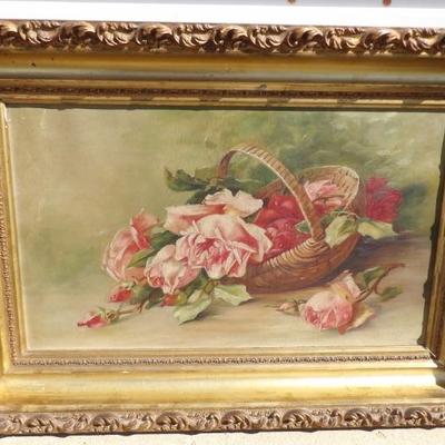 Selection of Victorian oil paintingMayfield Parrish "Daybreak" print. Large version.