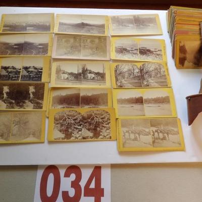 Good assortment of Maine and New Hampshire stereopticon cards. Approximately 77
