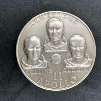 Apollo 11 First Lunar Landing Silver Medal
