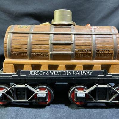 Jim Beam Train Tank Car Decanter