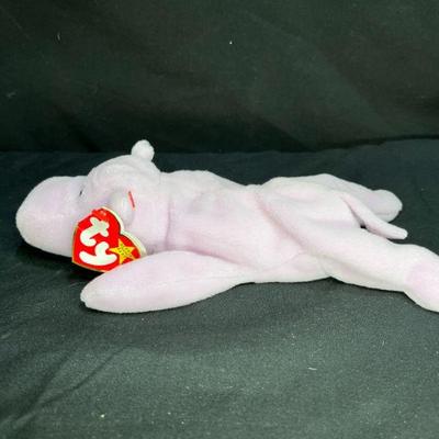 TY Beanie Baby "Happy" the Hippo ( #4061)