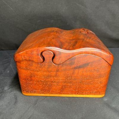 Handmade Walnut & Myrtle Puzzle Box