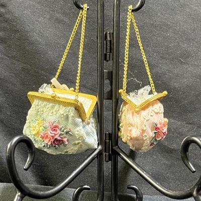 Vintage Victorian Lace Purse Ornament