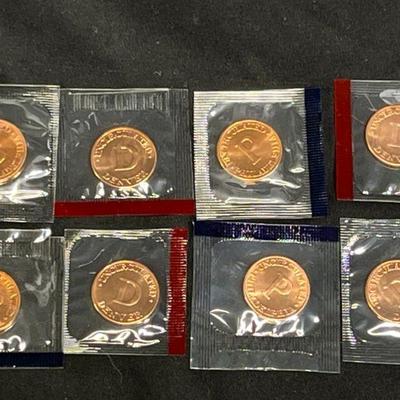 8 Piece Set Dept. of Treasury Token Proofs