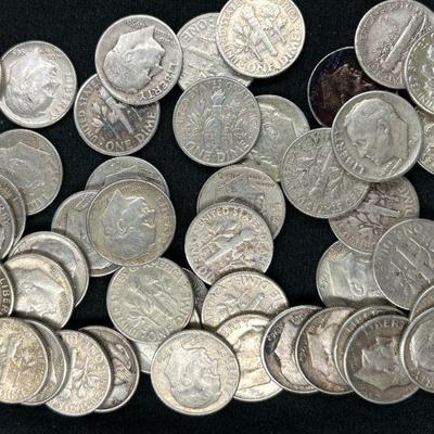 45 Pre 1964 Dimes