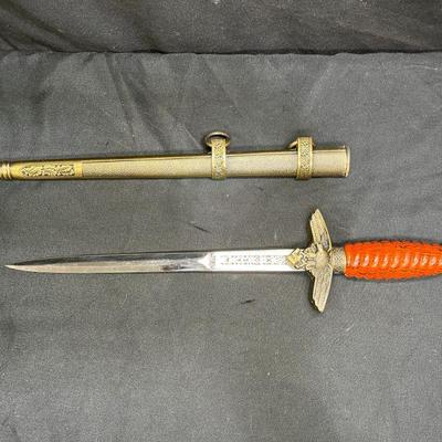 WWII Nazi Luftwaffe 2nd pat repro Officers Dagger