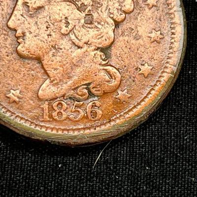 1856 Braided Hair Penny with Slanted 5