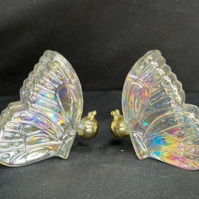2 VTG Avon Butterfly Empty Perfume Bottles