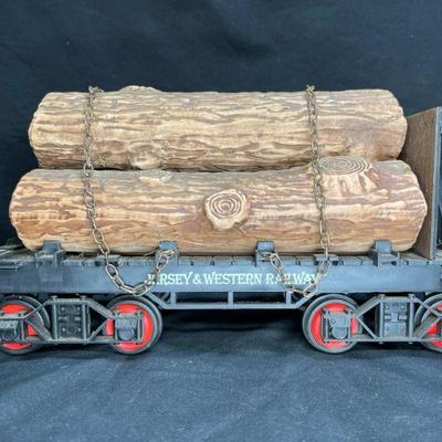 Jim Beam Log Car train Decanter