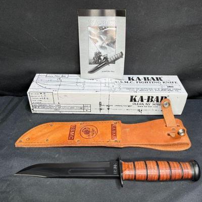 USMC Ka-Bar 1217 Fighting Knife NIB