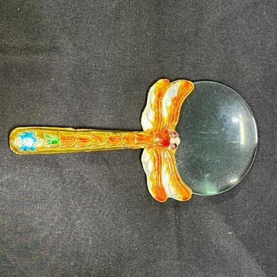 Cloisonne Dragonfly Magnifying Glass
