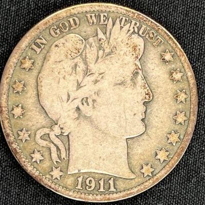 1911 Barber Half Dollar