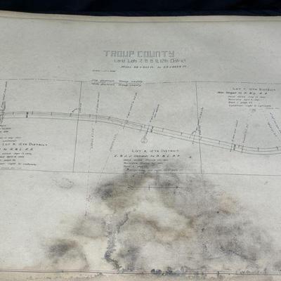 1895-96 Map & Land Record ATL & West Point RR