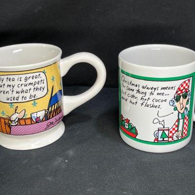 Two 90's Maxine Coffee Mugs