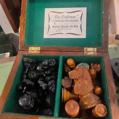 CHESS PIECES -- VINTAGE