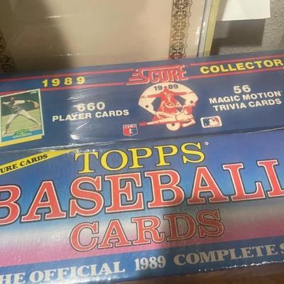 SEALED BOXES OF 1980'S BB CARDS!
