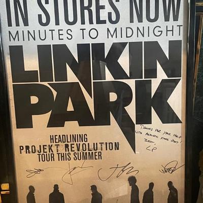 SIGNED BY ALL LINKIN PARK BAND MEMBERS!