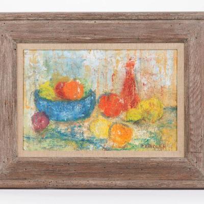 152 OIL ON CANVAS SIGNED PHYLLIS KINDER