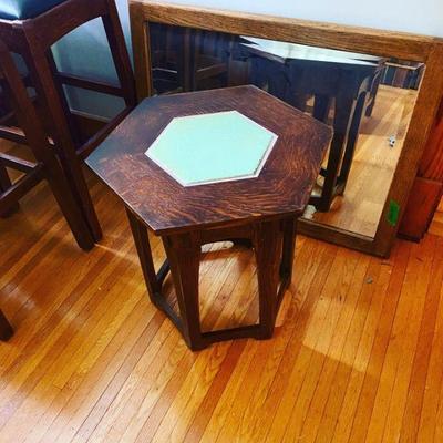 Arts and crafts side table