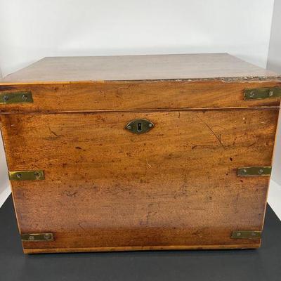 Antique Wood Box / Liquor Caddy