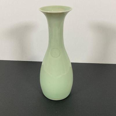 japanese Green Celadon Bud Vase