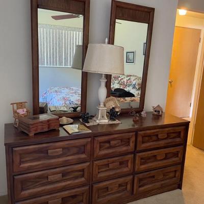 Bed, dresser & night stand
