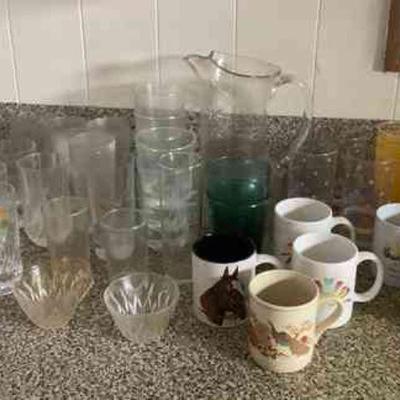 KVF057 Various Crystal Glassware, Ceramic Mugs & More!