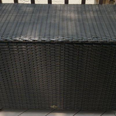 Storage container for cushions or pillows
