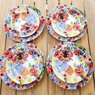 Set of Floral dishes