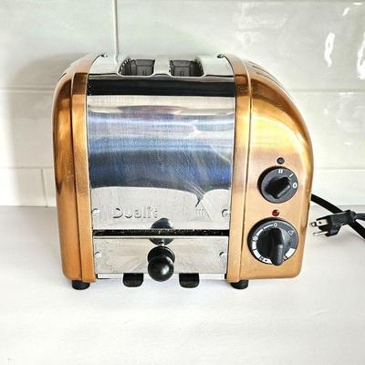 Dualit New Gen 2-Slice Copper Wide Slot Toaster with Crumb Tray