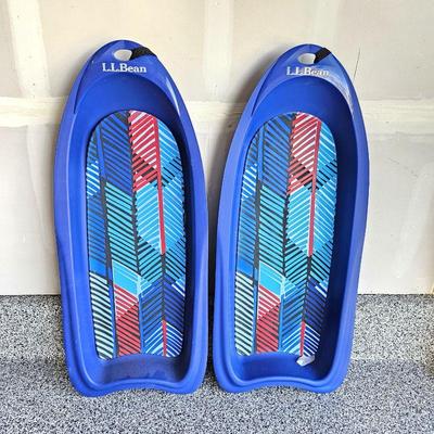Two Adult Size L.L. Bean Winter Sleds