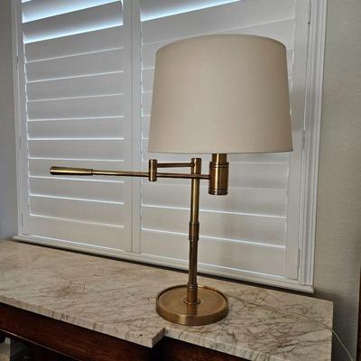 Hudson Valley Lighting Solid brass swivel arm table lamp