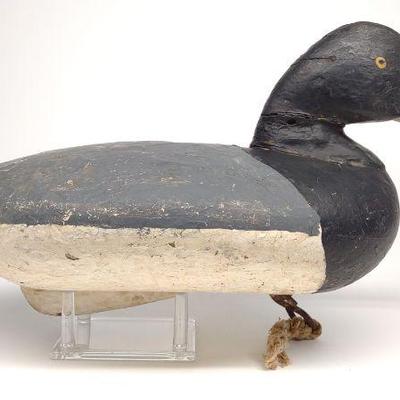 Late 1800s Susquehanna Flats Bluebill Decoy