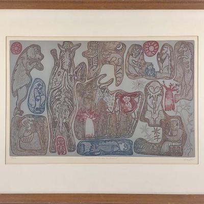 John Ihle Signed Mugkhao and The Hartebeest Art