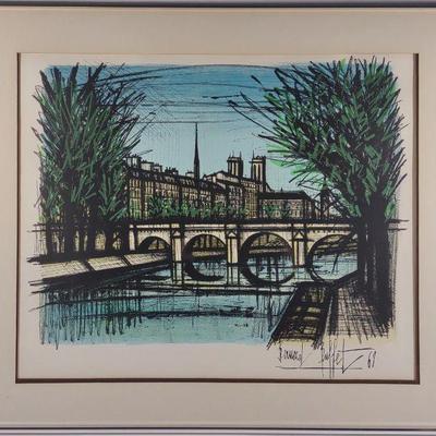 Bernard Buffet Lithograph Collectors Guild Art